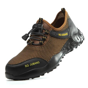 2020 Summer Breathable Men Work Shoes Women steel toe  Caps Safety Shoes Kevlar Midsole Outdoor Sneakers lekkie buty robocze