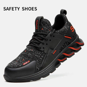 New 2020 Work Shoes Breathable Steel Toe Cap Safety Shoes Outdoor Men Anti-slip Deodorant Steel Puncture Proof Construction