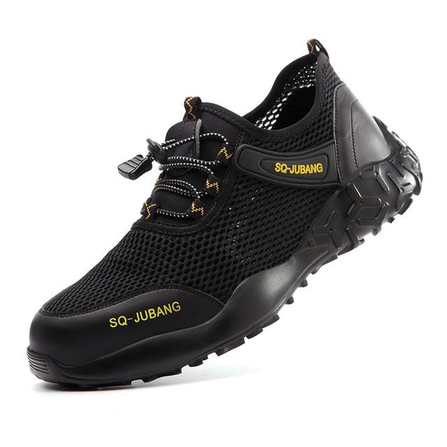 2020 Summer Breathable Men Work Shoes Women steel toe  Caps Safety Shoes Kevlar Midsole Outdoor Sneakers lekkie buty robocze